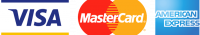 MasterCard Visa AmEx Logos